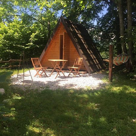 Hotel Glamping Krn Kobarid Exterior foto