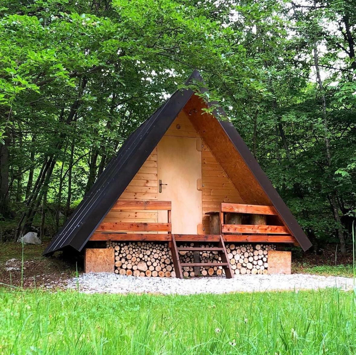 Hotel Glamping Krn Kobarid Exterior foto